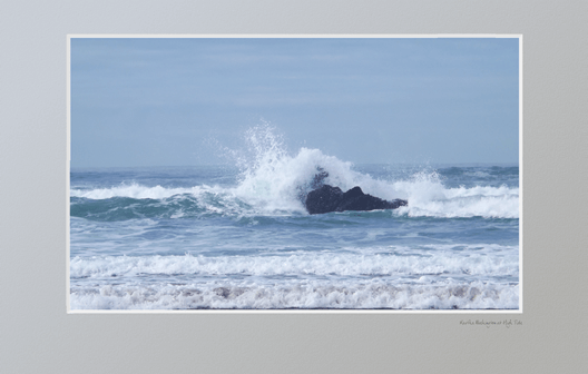 Waves breaking over Martha Washington at Tolovana Park